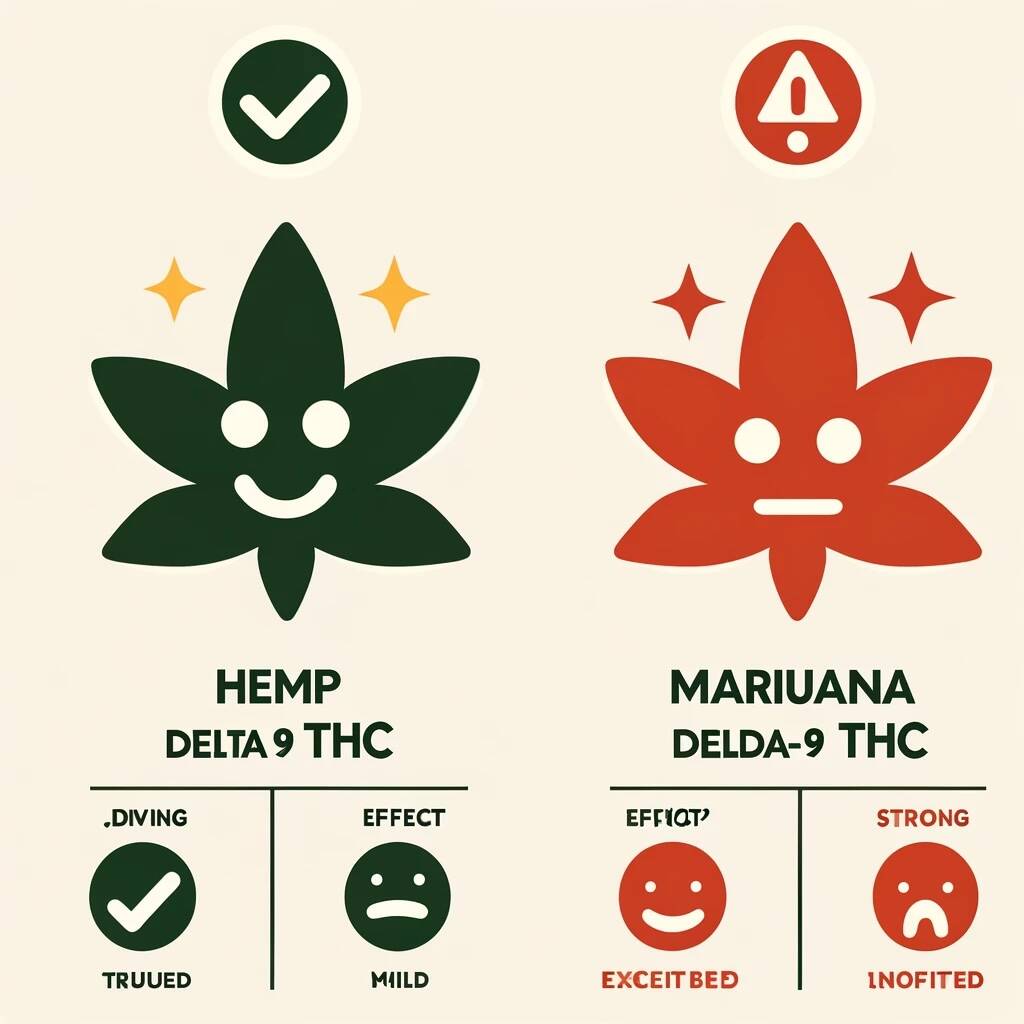 Hemp-Derived Delta-9: Is It the Sam﻿e as Regular THC?