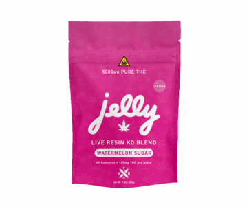 JELLY LIVE RESIN KO BLEND 5000MG (40 GUMMIES) - WATERMELON SUGAR (SATIVA)