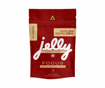 JELLY SIGNATURE (40 GUMMIES) - FOCUS PEACH POMEGRANATE (HYBRID)