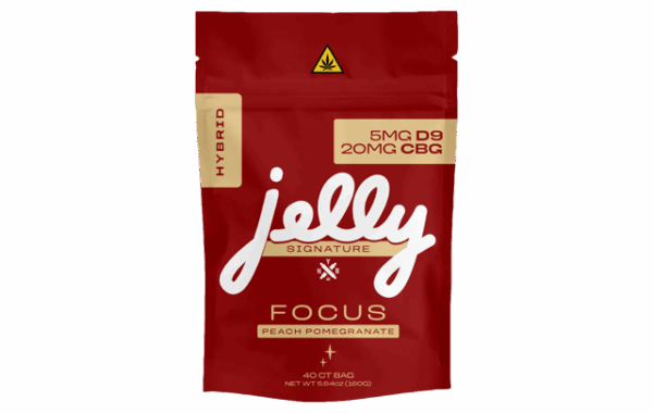JELLY SIGNATURE (40 GUMMIES) - FOCUS PEACH POMEGRANATE (HYBRID)