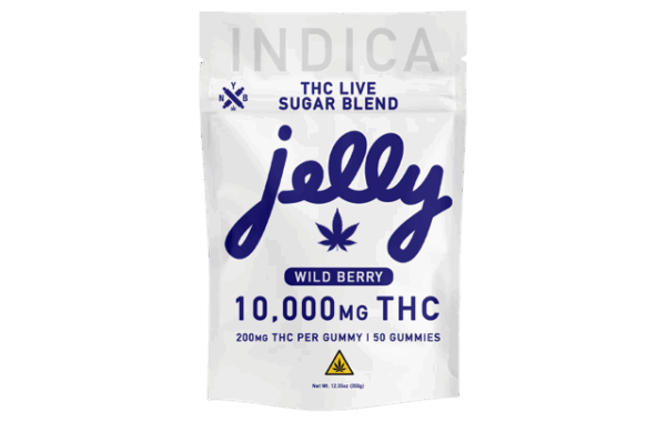 JELLY LIVE SUGAR BLEND 10,000MG - WILD BERRY (INDICA)