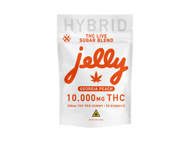 JELLY LIVE SUGAR BLEND 10,000MG - GEORGIA PEACH (HYBRID)