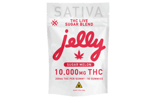 JELLY LIVE SUGAR BLEND 10,000MG - SUGAR MELON (SATIVA)