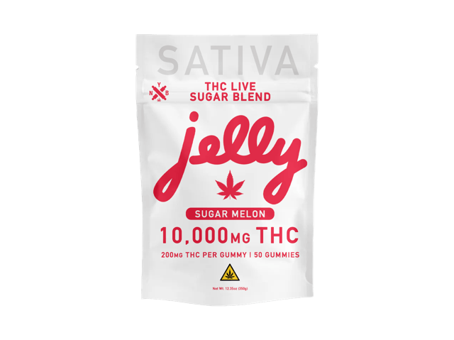 Not Your Bakery JELLY THC-A Live Sugar Gummies (40 Count, 200mg Each)