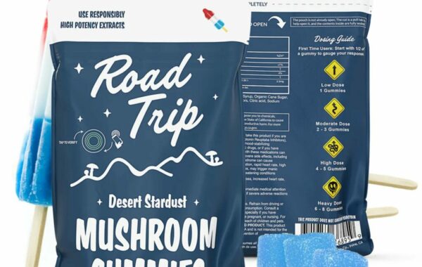 ROAD TRIP DESERT STARDUST MUSHROOM GUMMIES - ROCKET POP