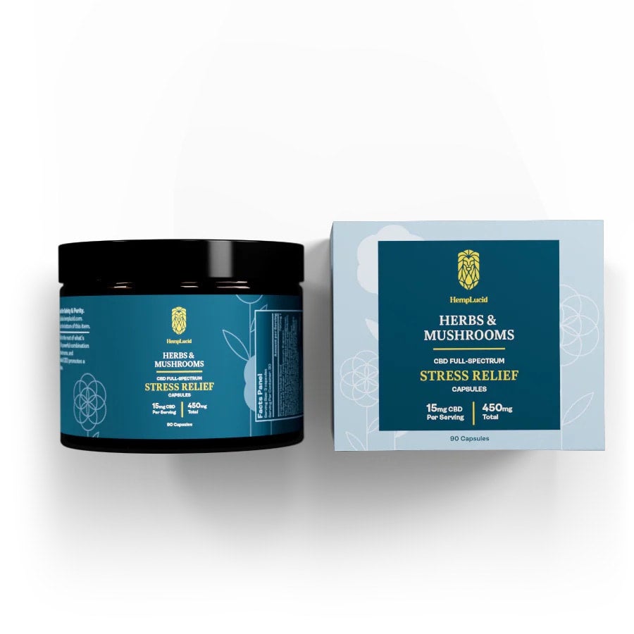 HEMP LUCID HERBS & MUSHROOMS 450MG - STREETS RELIEF