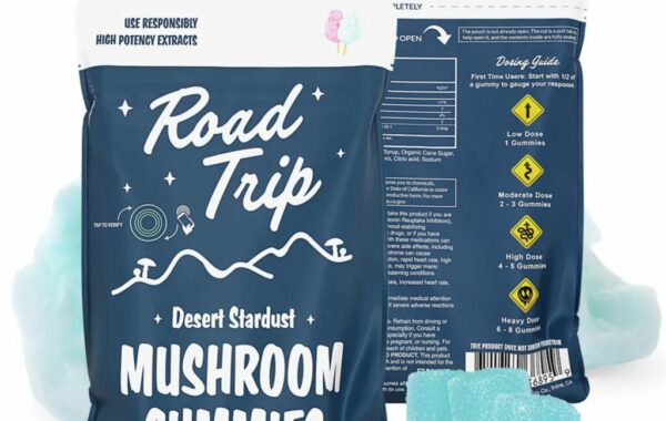 ROAD TRIP DESERT STARDUST MUSHROOM GUMMIES - COTTON CANDY